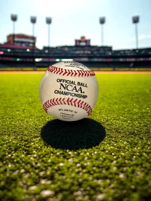 Wilson A1001 Game Used Official NCAA Championship Baseball Leather Haiti Vintage - Image 1 of 4