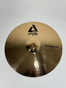 Paiste Alpha 16" Medium Crash Cymbal ~ Made in Germany ~ 1110gr ~ NEW - Picture 1 of 7