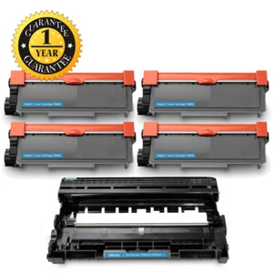5PK TN660 & DR630 Toner Drum for Brother MFC-L2700DW MFC-L2740DW DR660 Printer - Picture 1 of 8