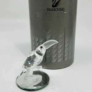 Swarovski Kristall Tukan mattierter Schnabel auf Ast Figur 7621 NR 002 MIB - Bild 1 von 10