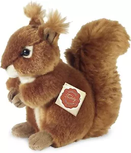 Teddy Hermann Eichhörnchen sitzend 17 cm 90818 Kuscheltier Plüschtier Stofftier - Picture 1 of 5