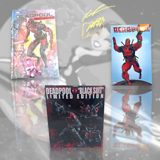 Deadpool Book and Statue Collection
