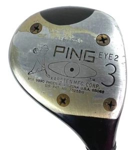 Vintage Ping Eye 2 Karsten 3 Fairwayholz Black Dot RH Regular Flex Stahl 42" - Bild 1 von 9