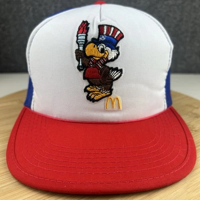 Gorra de camionero de los Juegos Olímpicos de Verano 1984 malla Snapback Sam Eagle Los Ángeles Foto 1 de 4