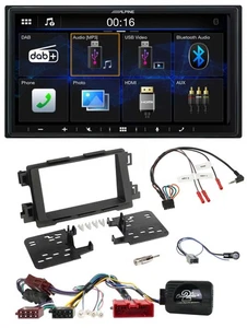 Alpine Bluetooth 2DIN Lenkrad DAB USB Autoradio für Mazda CX5 6 13-15 aktiv schw - Bild 1 von 12