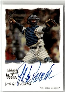 2002 Topps Gallery #GA-JP Jorge Posada Autographs - Picture 1 of 2