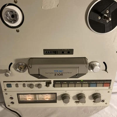 Máquina de cinta estéreo de carrete a carrete TEAC X-10R para piezas o reparación necesita TLC. X10R Foto 1 de 4