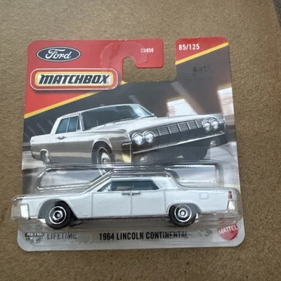 Caja de cerillas 'Ford 1964 Lincoln Continental' 85/125 - Estuche nuevo 2025 - Poste combinado Foto 1 de 4
