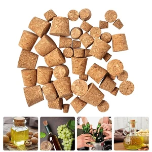 100Pcs Bottle Stoppers Corks for Wine and Beverage Preservation - Picture 1 of 12