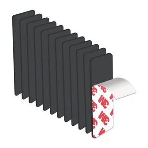 12 Pack 1x3 Inch Magnetic Tape Strips w/ Adhesive Backing for DIY Crafts Kitchen - Picture 1 of 8