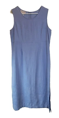 Karin Stevens цветочный текстурированный выбитый макси платье женщин Lt синий без рукавов SZ14 - Изображение 1 из 4