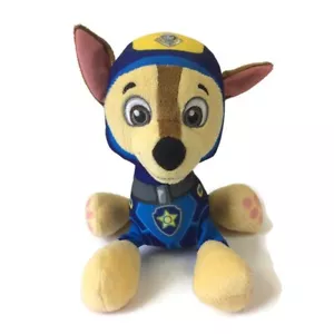 Peluche morbido Paw Patrol Chase 8" cane polizia giocattolo bambola peluche Nickelodeon - Foto 1 di 11