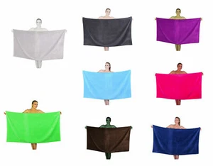 2x Sábanas de Baño Grandes Jumbo 100% Algodón Puro Tamaño Grande Toallas Suaves Lujo - Imagen 1 de 6