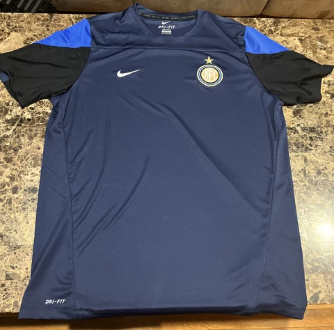 Nike Dri-Fit Inter Milan Soccer Football Club Jersey Training Shirt XXL Cover