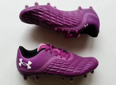 Botines de fútbol Under Armour Magnetico Pro 3 FG para mujer talla 6,5 púrpura 3027038-500 Foto 1 de 4
