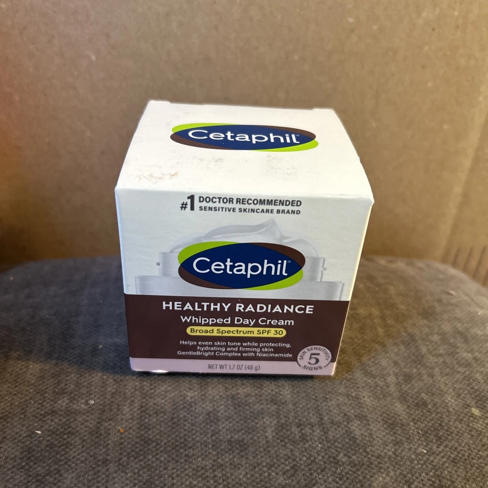 Cetaphil Healthy Radiance Whipped Day Cream SPF 30 1.7oz./48g EXP 06/2025