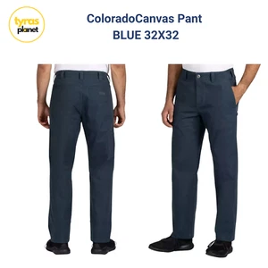 Colorado Abbigliamento Pantalone Uomo Tela Relaxed Fit Tessuto Tela Elasticizzato BLU 32X32 - Foto 1 di 6