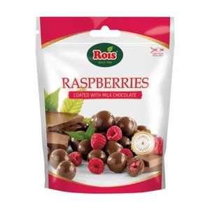 2 Packungen Milchschokolade überzogene Himbeeren Bulgarien Premium - 2x100g - Bild 1 von 4