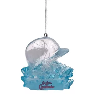 St Louis Cardinals Christmas Tree Holiday Ornament - Ice Sculpture - Team Logo - Picture 1 of 1