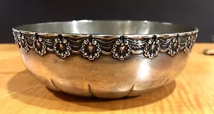 LARGE TIFFANY & CO STERLING SILVER ENGLISH KING PATTERN FRUIT / CENTER BOWL 8230 - Picture 1 of 10