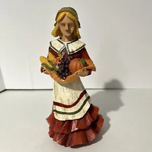 Thanksgiving Autumn Fall Harvest Angel Figurine - Picture 1 of 6