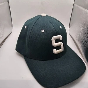 Michigan State Spartans Hat University Vtg Fitted Steve & Barry's Baseball Cap  - Picture 1 of 7