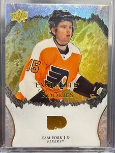 2021-22 UD Ice Exquisite Collection Rookie Cam York /25 - Picture 1 of 2