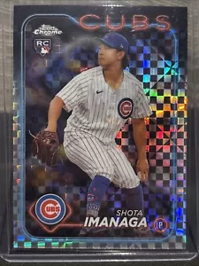 Shota Imanaga RC 2024 Topps Chrome #121 X-Fractor Near Mint NM Fresh Pull - Picture 1 of 2