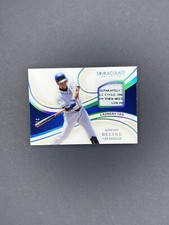 ADRIAN BELTRE /4 PANINI 2020 IMMACULATE COLLECTION GAME WORN/USED LAUNDRY TAG