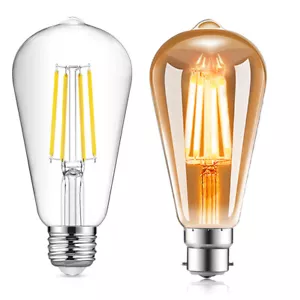 Antique Style Edison Vintage LED Light Bulbs Industrial Retro Lamps B22 or E27 - Picture 1 of 13