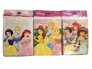 NIP 2 Disney Princess 8 pk Party Invitations Hallmark and 1 Thank You 8 pk - Picture 1 of 5