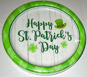 ST PATRICK'S DAY Luncheon Plates ~ LUCKY DAY ~ 40 Ct. ~ 8 3/4" - Picture 1 of 1