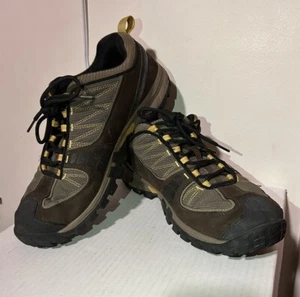 Scarpe Timberland Trail Hiking in pelle da uomo taglia 11,5 M - pedale flessibile gomma verde - Foto 1 di 12
