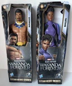 Hasbro Black Panther Wakanda Forever Titan Hero 11" Figuren 2 Stück NAMOR & SHURI - Bild 1 von 5