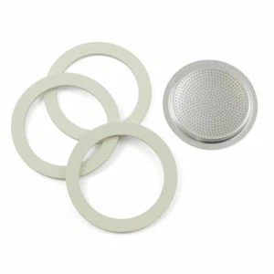 Bialetti Dichtung und Filter für Espressokocher 3/4 Tassen Ersatzteil Ø 65 mm - Bild 1 von 1