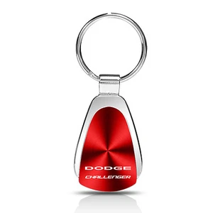Dodge Challenger Red Tear Drop Key Chain - Bild 1 von 3