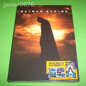 BATMAN BEGINS DVD NUEVO Y PRECINTADO INCLUYE COMIC 64 PAGINAS - Imagen 1 de 2
