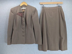 TWA Flight Attendant Stewardess Hostess Dress Uniform Briny Marlin Jacket Skirt - Picture 1 of 23