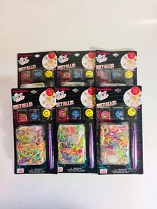 💥DIY Expression Metallic Charm Bracelet Making Kit 400 Rubber Bands (Lot Of 6) - Picture 1 of 3