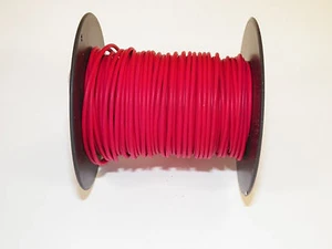 20 GAUGE TXL FILO AUTO ALTA TEMPERATURA BOBINA 100 PIEDI DI ROSSO - Foto 1 di 2