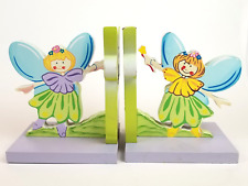 Magical Fairy Wooden Bookends - Lot of 2