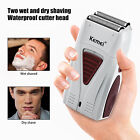 Rasoir électrique barbier sans fil USB tondeuse à barbe pour hommes Kemei