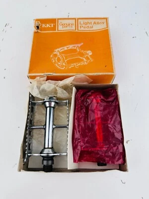 Vintage NOS KKT Light Alloy Bike Pedals Pro Vic - Image 1 of 2