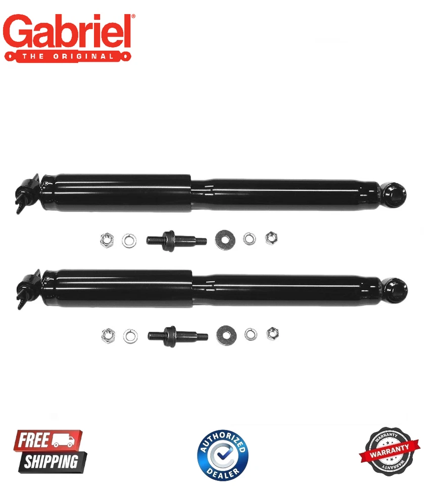2 Amortiguadores de suspensión trasera Gabriel 69604 Chevy Monte Carlo 70-88 Pontiac Foto 1 de 1