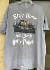 Vintage Harry Potter Stay Home And Watch Harry Potter T Shirt Size 2Xl (3)