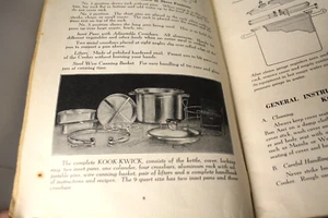 Sears Kook Kwik Pressure Cooking Canning Handbook Vintage - Picture 1 of 8