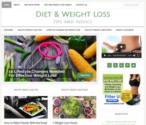 [NEW] * DIET & WEIGHT LOSS * website business for sale w/ DAILY AUTO UPDATES - Picture 1 of 4