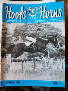 Hoofs and Horns Magazine September 1961 Fair to good condition - Picture 1 of 2