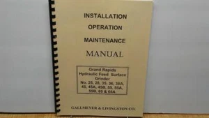 Manual de servicio Gallmeyer & Livingston 25 Thru 65A - Imagen 1 de 3