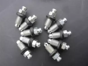 10 Pcs OEM GM Brake Caliper Bleeders 10 mm Thread and 1.0 mm Thread Pitch - Bild 1 von 10